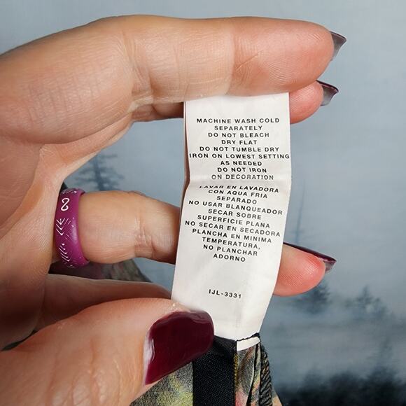 i Jeans by Buffalo Bennett Floral Fringe Open Boho Cardigan | Women's Medium - Picture 11 of 13